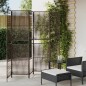 vidaXL Paravent 6-tlg. Braun Poly Rattan vidaXL Paravent 6-tlg. Braun Poly Rattan