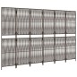 vidaXL Paravent 6-tlg. Braun Poly Rattan vidaXL Paravent 6-tlg. Braun Poly Rattan