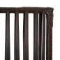 vidaXL Paravent 6-tlg. Braun Poly Rattan vidaXL Paravent 6-tlg. Braun Poly Rattan