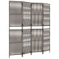 vidaXL Paravent 4-tlg. Braun Poly Rattan vidaXL Paravent 4-tlg. Braun Poly Rattan