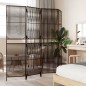 vidaXL Paravent 4-tlg. Braun Poly Rattan vidaXL Paravent 4-tlg. Braun Poly Rattan