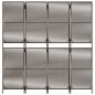 vidaXL Paravent 4-tlg. Braun Poly Rattan vidaXL Paravent 4-tlg. Braun Poly Rattan