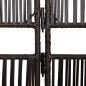 vidaXL Paravent 4-tlg. Braun Poly Rattan vidaXL Paravent 4-tlg. Braun Poly Rattan