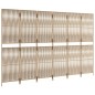 vidaXL Paravent 6-tlg. Beige Poly Rattan vidaXL Paravent 6-tlg. Beige Poly Rattan