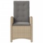 vidaXL Gartensessel Kissen 2Stk. Verstellbar Beigemischung Poly Rattan vidaXL Gartensessel Kissen 2Stk. Verstellbar Beigemischung Poly Rattan