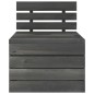 vidaXL 7-tlg. Garten-Sofagarnitur aus Paletten Kiefernholz Dunkelgrau vidaXL 7-tlg. Garten-Sofagarnitur aus Paletten Kiefernholz Dunkelgrau