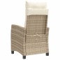 vidaXL 3-tlg. Bistro-Set mit Kissen Beige Poly Rattan vidaXL 3-tlg. Bistro-Set mit Kissen Beige Poly Rattan