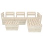 vidaXL 6-tlg. Garten-Paletten-Lounge-Set Imprägniertes Fichtenholz vidaXL 6-tlg. Garten-Paletten-Lounge-Set Imprägniertes Fichtenholz