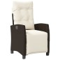 vidaXL 7-tlg. Garten-Essgruppe mit Kissen Braun Poly Rattan vidaXL 7-tlg. Garten-Essgruppe mit Kissen Braun Poly Rattan