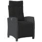 vidaXL 5-tlg. Garten-Essgruppe mit Kissen Schwarz Poly Rattan vidaXL 5-tlg. Garten-Essgruppe mit Kissen Schwarz Poly Rattan