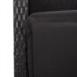 vidaXL 5-tlg. Garten-Essgruppe mit Kissen Schwarz Poly Rattan vidaXL 5-tlg. Garten-Essgruppe mit Kissen Schwarz Poly Rattan