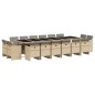 vidaXL 17-tlg. Garten-Essgruppe mit Kissen Beigemischung Poly Rattan vidaXL 17-tlg. Garten-Essgruppe mit Kissen Beigemischung Poly Rattan