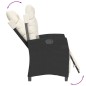 vidaXL 7-tlg. Garten-Essgruppe mit Kissen Schwarz Poly Rattan vidaXL 7-tlg. Garten-Essgruppe mit Kissen Schwarz Poly Rattan