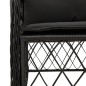 vidaXL 7-tlg. Garten-Essgruppe mit Kissen Schwarz Poly Rattan vidaXL 7-tlg. Garten-Essgruppe mit Kissen Schwarz Poly Rattan