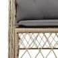 vidaXL 9-tlg. Garten-Essgruppe mit Kissen Beigemischung Poly Rattan vidaXL 9-tlg. Garten-Essgruppe mit Kissen Beigemischung Poly Rattan