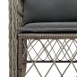vidaXL 9-tlg. Garten-Essgruppe mit Kissen Grau Poly Rattan vidaXL 9-tlg. Garten-Essgruppe mit Kissen Grau Poly Rattan