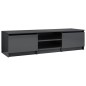 vidaXL TV-Schrank Hochglanz-Grau 140x40x35,5 cm Holzwerkstoff vidaXL TV-Schrank Hochglanz-Grau 140x40x35,5 cm Holzwerkstoff