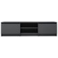 vidaXL TV-Schrank Hochglanz-Grau 140x40x35,5 cm Holzwerkstoff vidaXL TV-Schrank Hochglanz-Grau 140x40x35,5 cm Holzwerkstoff