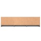 vidaXL TV-Schrank Hochglanz-Grau 140x40x35,5 cm Holzwerkstoff vidaXL TV-Schrank Hochglanz-Grau 140x40x35,5 cm Holzwerkstoff