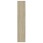 vidaXL Bücherregal Weiß Sonoma-Eiche 40x35x180 cm Holzwerkstoff vidaXL Bücherregal Weiß Sonoma-Eiche 40x35x180 cm Holzwerkstoff