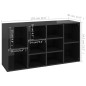 vidaXL Schuhbank Hochglanz-Schwarz 103x30x54,5 cm Holzwerkstoff vidaXL Schuhbank Hochglanz-Schwarz 103x30x54,5 cm Holzwerkstoff