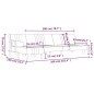 vidaXL Schlafsofa in L-Form Schwarz 260x140x70 cm Samt vidaXL Schlafsofa in L-Form Schwarz 260x140x70 cm Samt