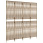 vidaXL Paravent 4-tlg. Beige Poly Rattan vidaXL Paravent 4-tlg. Beige Poly Rattan
