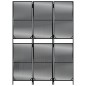 vidaXL Paravent 3-tlg. Schwarz Poly Rattan vidaXL Paravent 3-tlg. Schwarz Poly Rattan