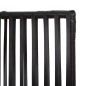 vidaXL Paravent 3-tlg. Schwarz Poly Rattan vidaXL Paravent 3-tlg. Schwarz Poly Rattan
