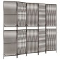 vidaXL Paravent 5-tlg. Braun Poly Rattan vidaXL Paravent 5-tlg. Braun Poly Rattan