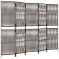 vidaXL Paravent 5-tlg. Braun Poly Rattan vidaXL Paravent 5-tlg. Braun Poly Rattan