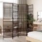 vidaXL Paravent 5-tlg. Braun Poly Rattan vidaXL Paravent 5-tlg. Braun Poly Rattan
