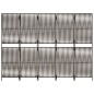 vidaXL Paravent 5-tlg. Braun Poly Rattan vidaXL Paravent 5-tlg. Braun Poly Rattan