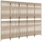 vidaXL Paravent 5-tlg. Beige Poly Rattan vidaXL Paravent 5-tlg. Beige Poly Rattan