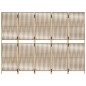 vidaXL Paravent 5-tlg. Beige Poly Rattan vidaXL Paravent 5-tlg. Beige Poly Rattan