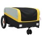 vidaXL Fahrradanhänger Schwarz und Gelb 30 kg Eisen vidaXL Fahrradanhänger Schwarz und Gelb 30 kg Eisen