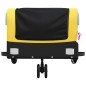 vidaXL Fahrradanhänger Schwarz und Gelb 30 kg Eisen vidaXL Fahrradanhänger Schwarz und Gelb 30 kg Eisen