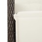 vidaXL 9-tlg. Garten-Essgruppe mit Kissen Braun Poly Rattan vidaXL 9-tlg. Garten-Essgruppe mit Kissen Braun Poly Rattan