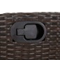 vidaXL 9-tlg. Garten-Essgruppe mit Kissen Braun Poly Rattan vidaXL 9-tlg. Garten-Essgruppe mit Kissen Braun Poly Rattan