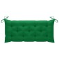 Gartenbank mit Auflage 120 cm Bambus Gartenbank mit Auflage 120 cm Bambus