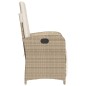 vidaXL 3-tlg. Bistro-Set mit Kissen Beige Poly Rattan vidaXL 3-tlg. Bistro-Set mit Kissen Beige Poly Rattan
