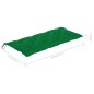Gartenbank mit Auflage 120 cm Bambus Gartenbank mit Auflage 120 cm Bambus