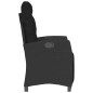 vidaXL Gartensessel mit Fußteil Verstellbar Schwarz Poly Rattan vidaXL Gartensessel mit Fußteil Verstellbar Schwarz Poly Rattan
