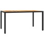 vidaXL 5-tlg. Garten-Essgruppe mit Kissen Schwarz Poly Rattan vidaXL 5-tlg. Garten-Essgruppe mit Kissen Schwarz Poly Rattan