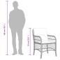 vidaXL 7-tlg. Garten-Essgruppe mit Kissen Braun Poly Rattan vidaXL 7-tlg. Garten-Essgruppe mit Kissen Braun Poly Rattan