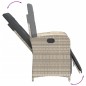 vidaXL 9-tlg. Garten-Essgruppe mit Kissen Hellgrau Poly Rattan vidaXL 9-tlg. Garten-Essgruppe mit Kissen Hellgrau Poly Rattan