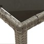 vidaXL 7-tlg. Garten-Essgruppe mit Kissen Grau Poly Rattan vidaXL 7-tlg. Garten-Essgruppe mit Kissen Grau Poly Rattan