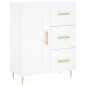 Highboard Weiß 69,5x34x180 cm Holzwerkstoff Highboard Weiß 69,5x34x180 cm Holzwerkstoff