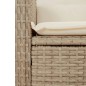 vidaXL 7-tlg. Garten-Essgruppe mit Kissen Beige Poly Rattan vidaXL 7-tlg. Garten-Essgruppe mit Kissen Beige Poly Rattan