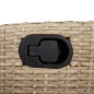 vidaXL 7-tlg. Garten-Essgruppe mit Kissen Beige Poly Rattan vidaXL 7-tlg. Garten-Essgruppe mit Kissen Beige Poly Rattan